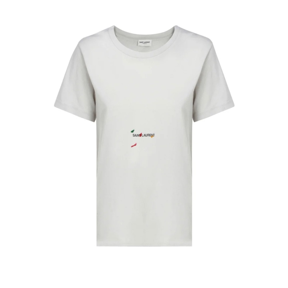 Saint Laurent logo Rive Gauche paint- Authentic